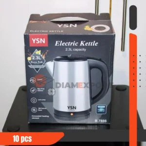 Bouilloire électrique sans fil YSN Protection contre l'ébullition à sec 2200 W 2,3 litres R.7886