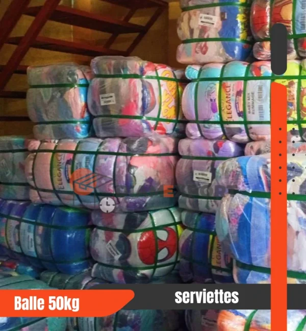 Balle Serviettes 50 kg – Friperie
