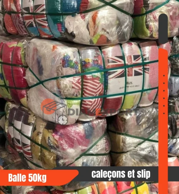 Balle Caleçons et Slips 50 kg – Friperie